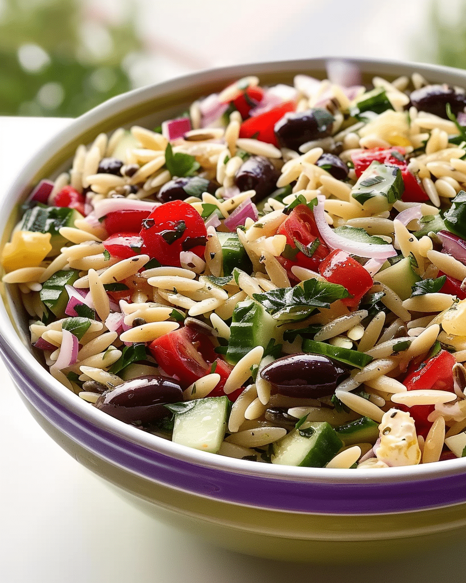 Mediterranean Orzo Salad