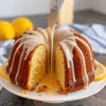 Moist Lemon Bundt Cake with Lemon Glaze