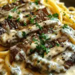 Savory Steak Gorgonzola Alfredo
