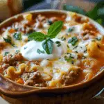 Slow Cooker Lasagna Soup
