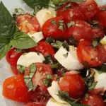 Smiling Caprese Salad