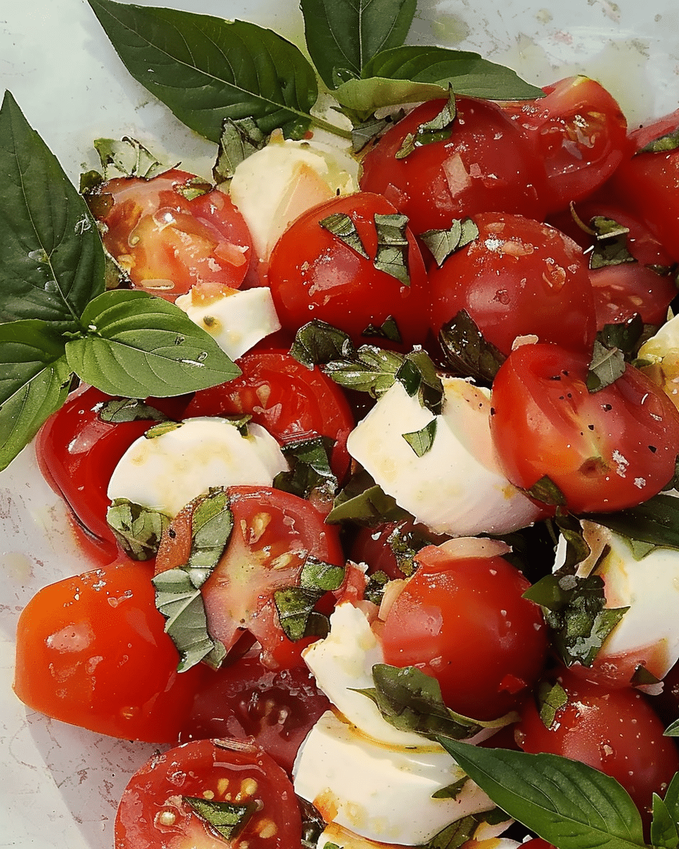 Smiling Caprese Salad