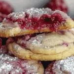 Soft and Chewy Raspberry Sugar Cookies