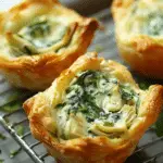 Spinach and Artichoke Puff Pastry Cups
