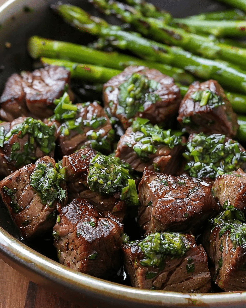 Steak Bites with Chimichurri Sauce