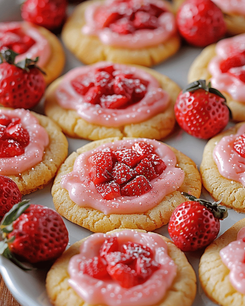 Strawberry Dreamland Sugar Cookies