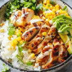 Street Corn Chicken Rice Bowl