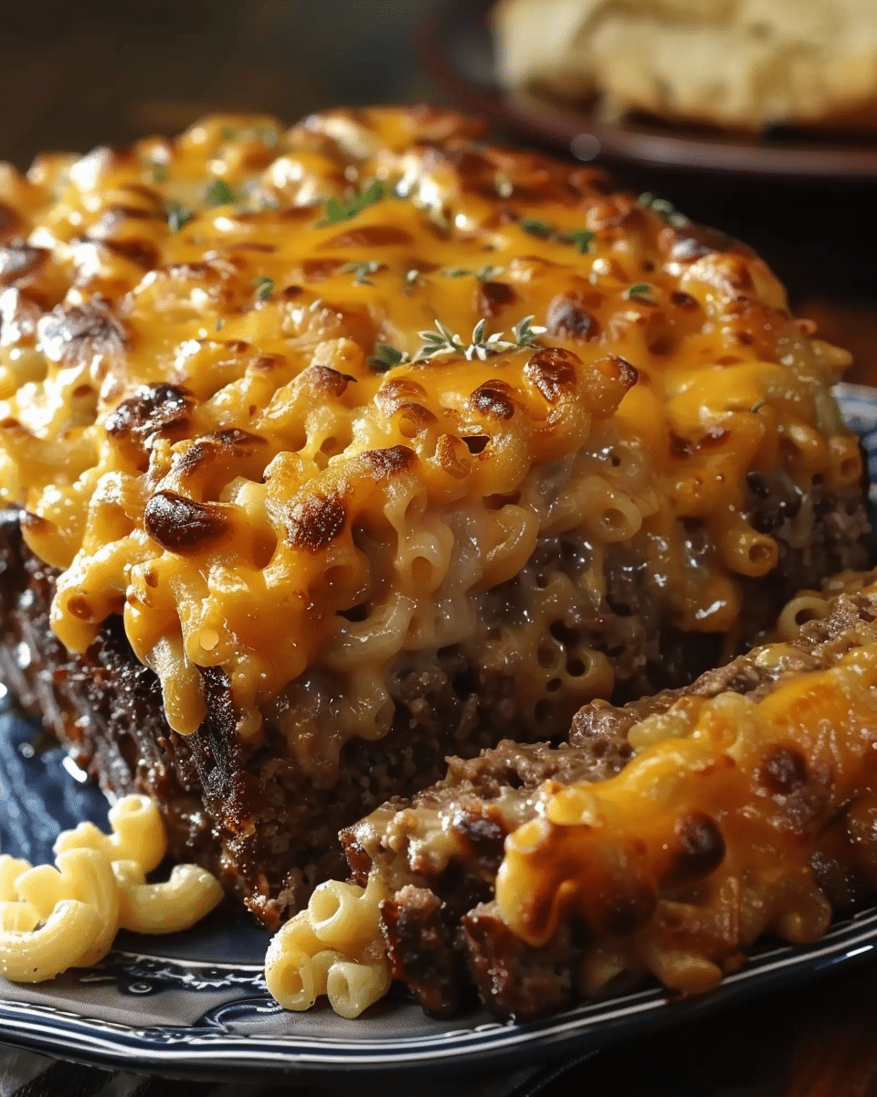 The Ultimate Mac ‘n’ Cheese-Stuffed Meatloaf