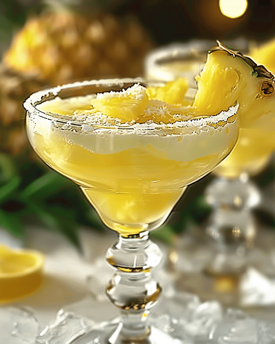 Tropical Zing Pineapple Lemon Drop