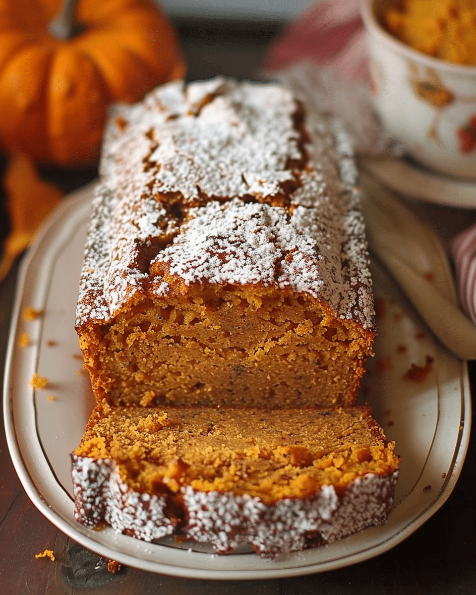 Vanilla Pudding Pumpkin Bread