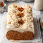 Chai Spiced Carrot Loaf Cake with Brown Butter Cream Cheese