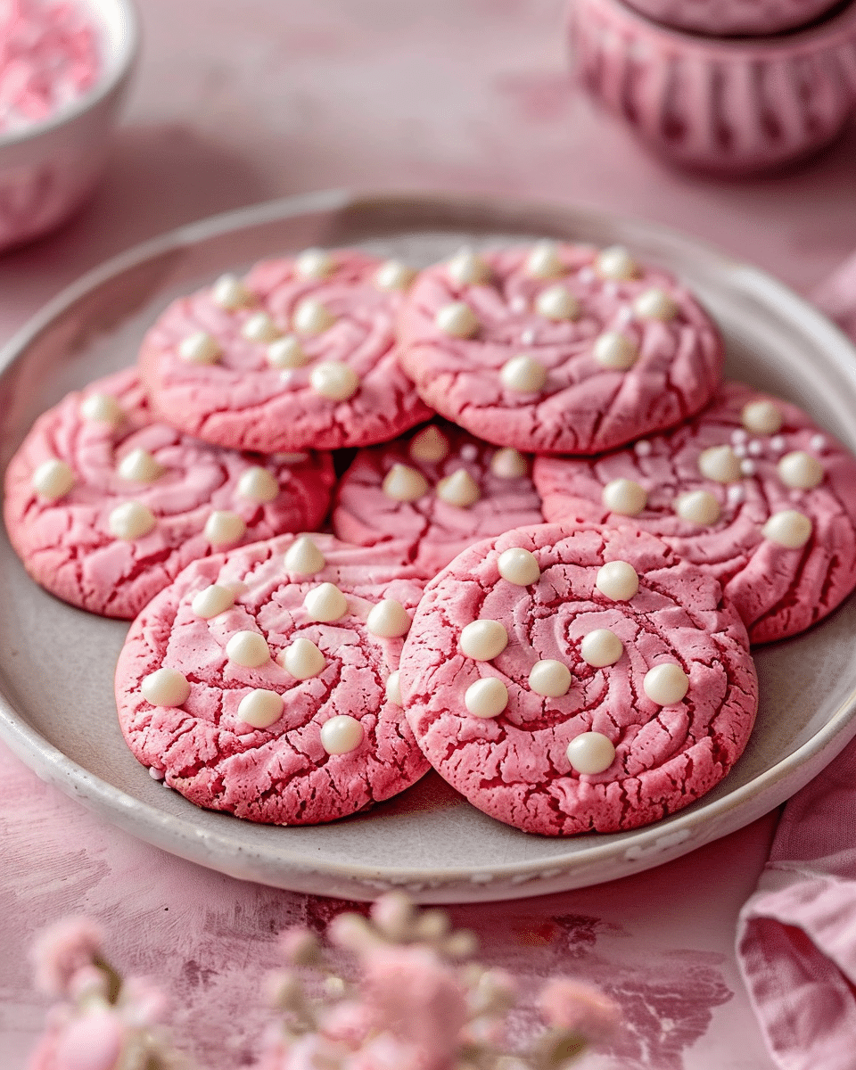 Pink Velvet Cookie Recipe