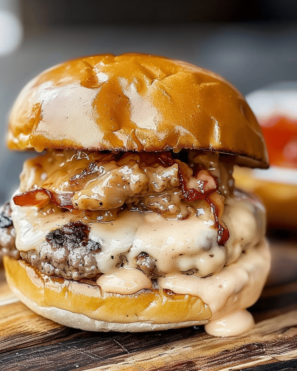 Smash Burgers with Smoky Mayo Sauce Recipe