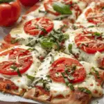15 Minute Easy Margherita Flatbread Pizza