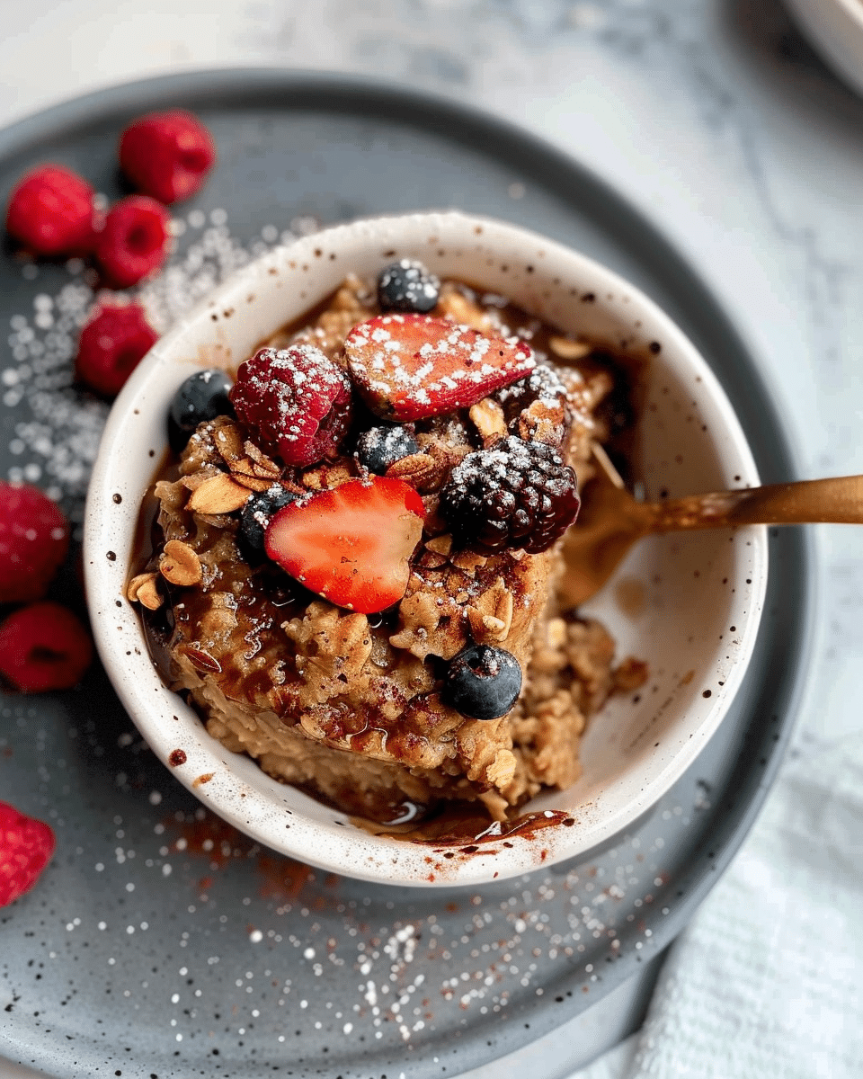 Air Fryer Baked Oats
