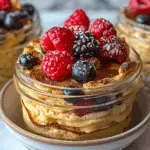Baked Protein Pancake Bowls: An Incredible Ultimate Breakfast Treat