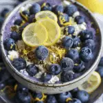 Blueberry Lemon Cottage Cheese Smoothie Bowl