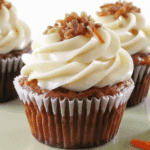 Carrot Cupcakes with White Chocolate Cream Cheese Icing
