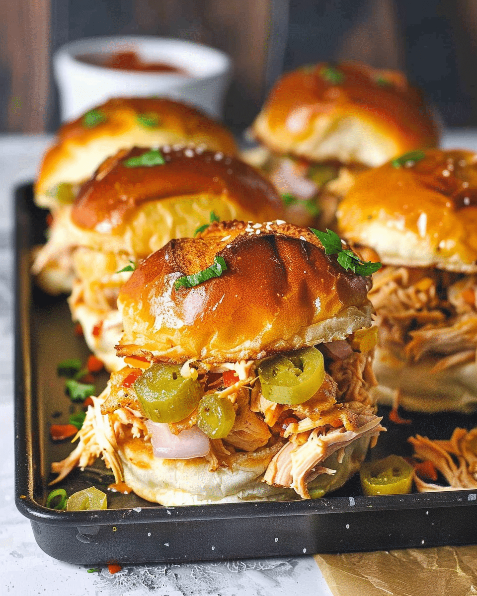 Chicken Philly Sliders