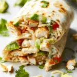 Chicken and Avocado Ranch Burritos