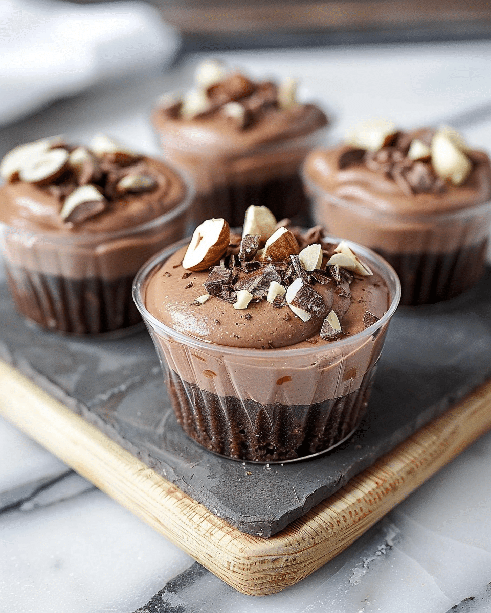 Chocolate Hazelnut Mascarpone Cups