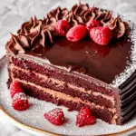 Chocolate Raspberry Layer Cake