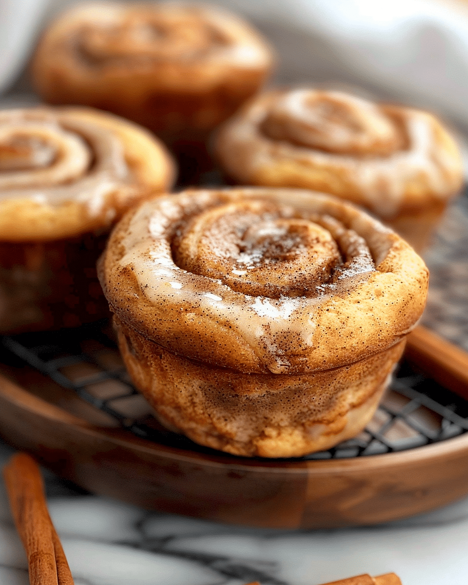 Cinnamon Roll Protein Muffins