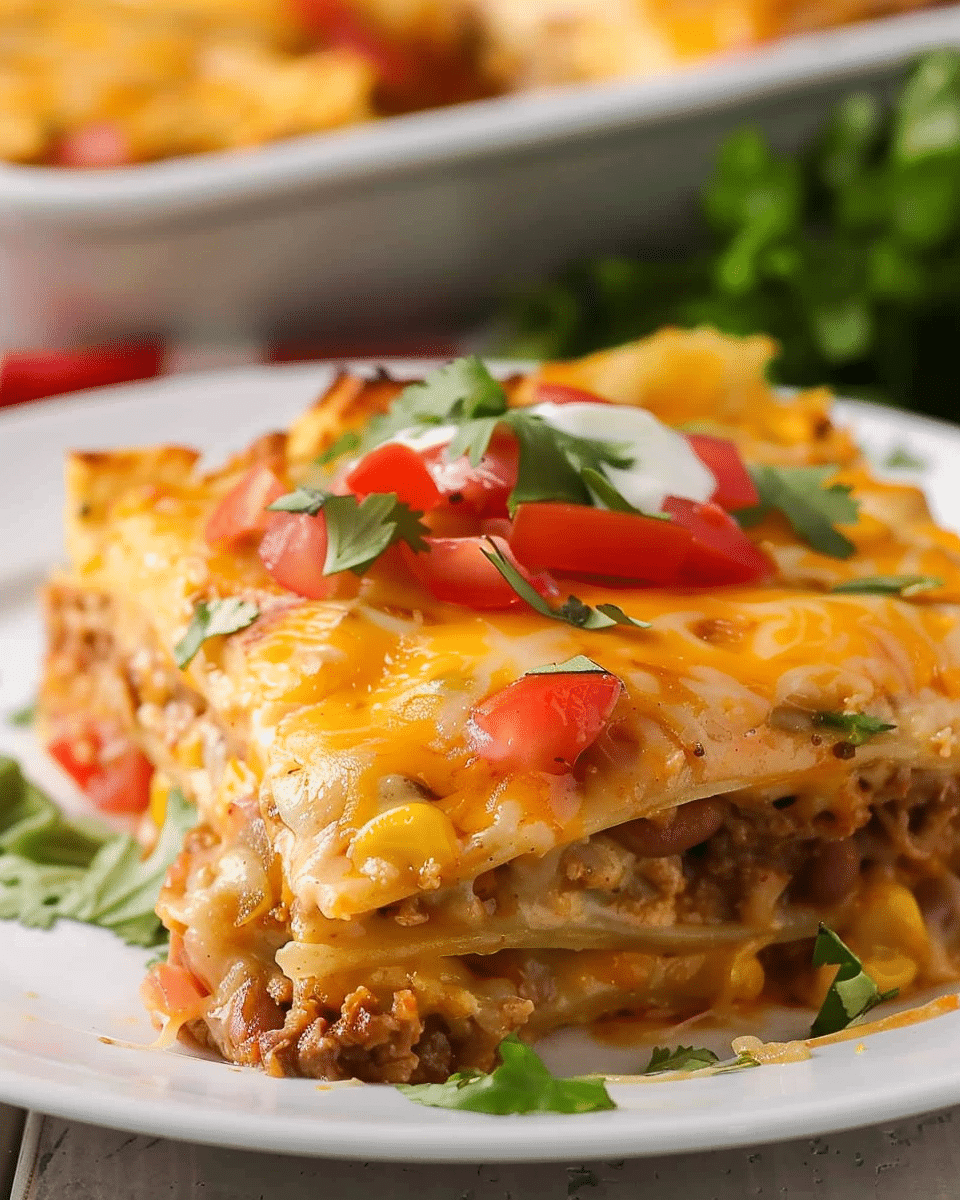 Creamy Burrito Casserole