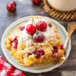 Crockpot Cherry Pineapple Dump Cake