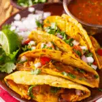 Crockpot Chicken Birria Tacos