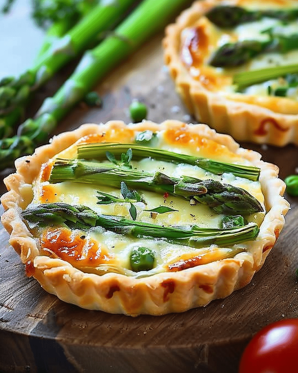 Deliciously Easy Asparagus Mini Cheese Tarts