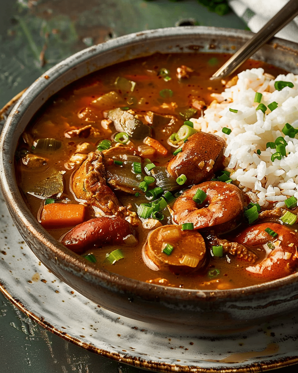 Easy Slow Cooker Gumbo