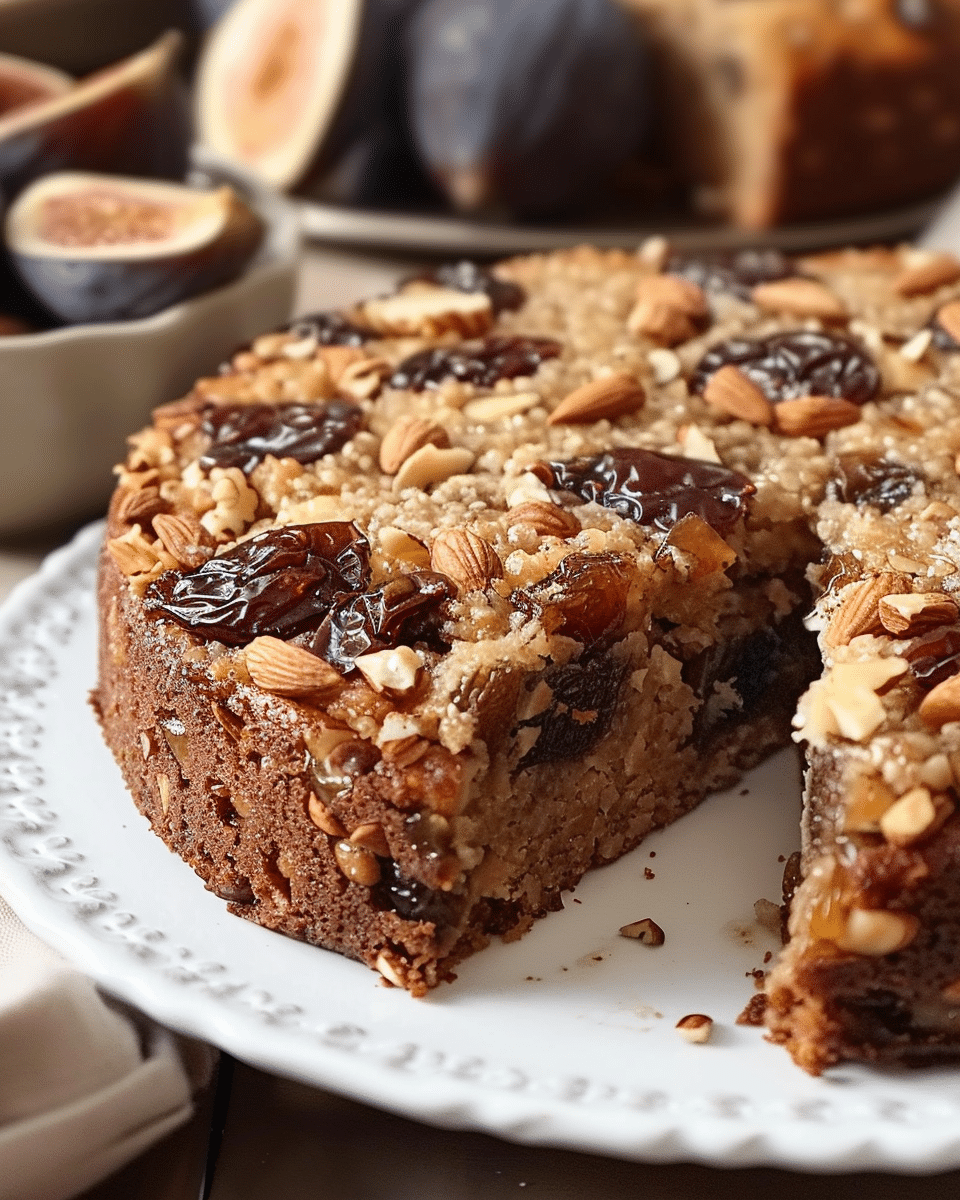 Fig, Almond, and Date Cake