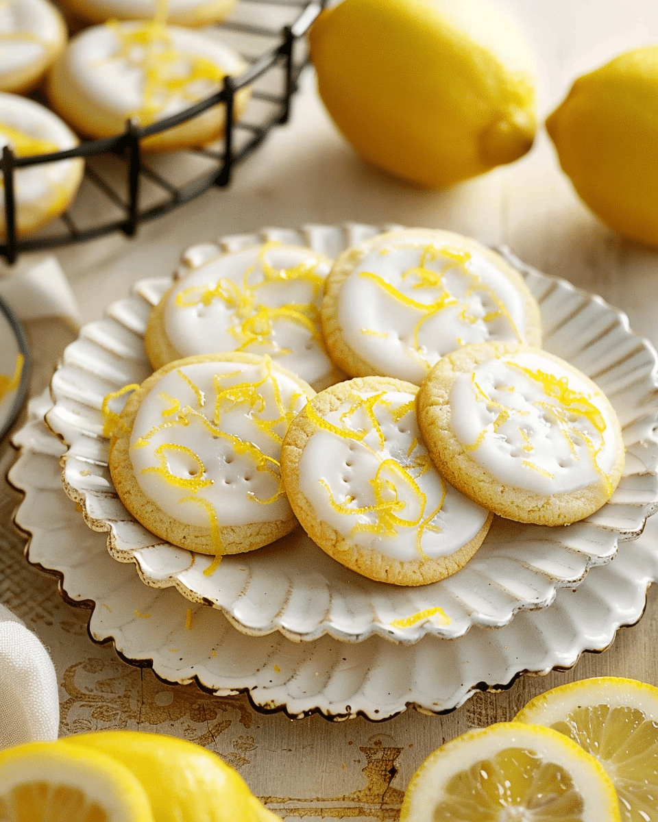 Glazed Lemon Cookies