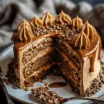 Gooey Coffee Caramel Cake Recipe