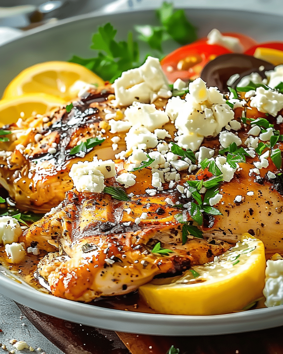 Greek Chicken with Lemon and Feta: An Amazing Ultimate Recipe