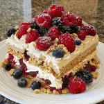 Lemon Berry Ritz Icebox Cake