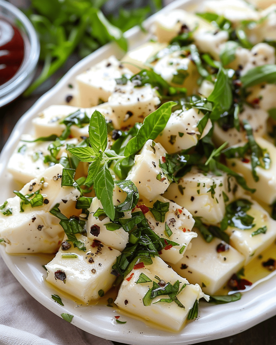 Marinated Cheese Appetizer Recipe