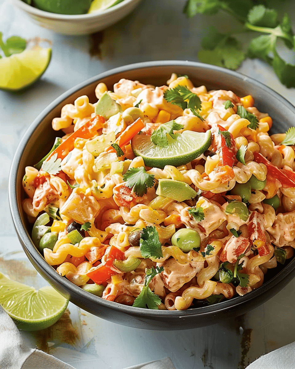 Mexican Macaroni Salad Recipe