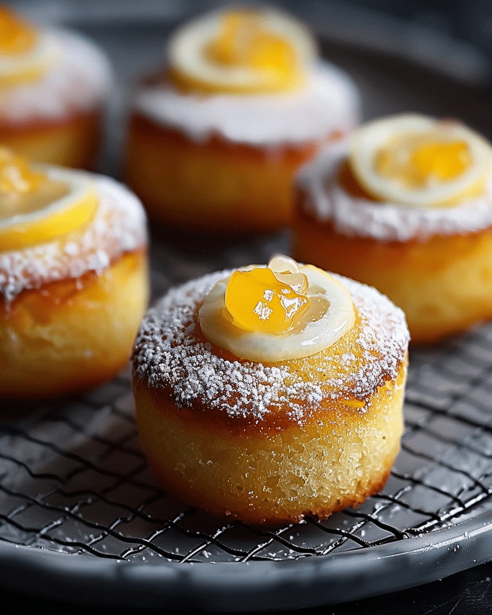 Mini Brown Butter Lemon Cakes