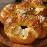 Mozzarella Stuffed Soft Pretzels