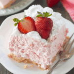 3 Ingredient No Bake Strawberry Cloud Cake