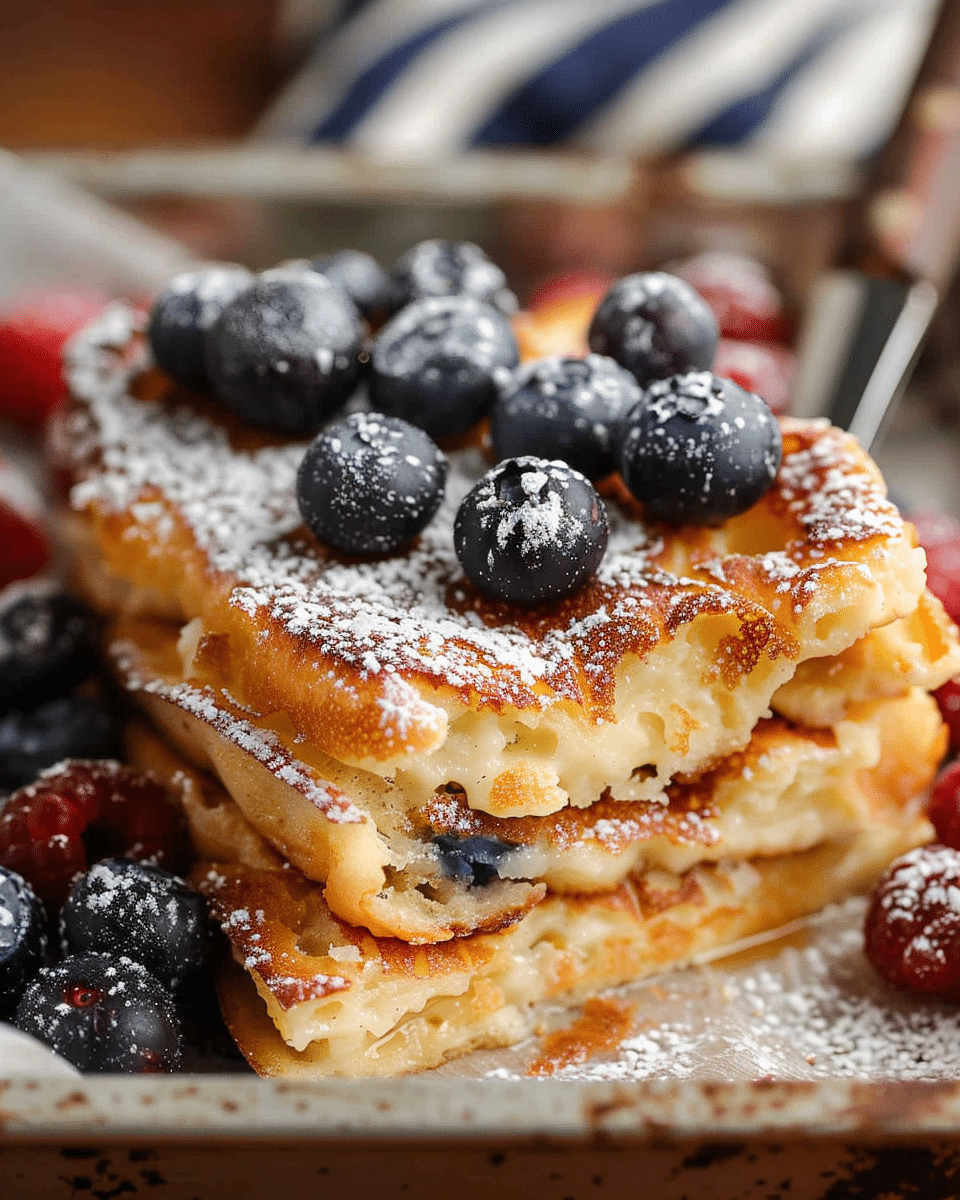 Overnight Pancake Casserole