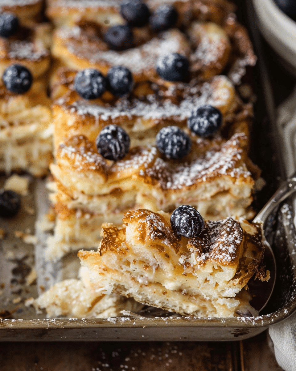 Overnight Pancake Casserole