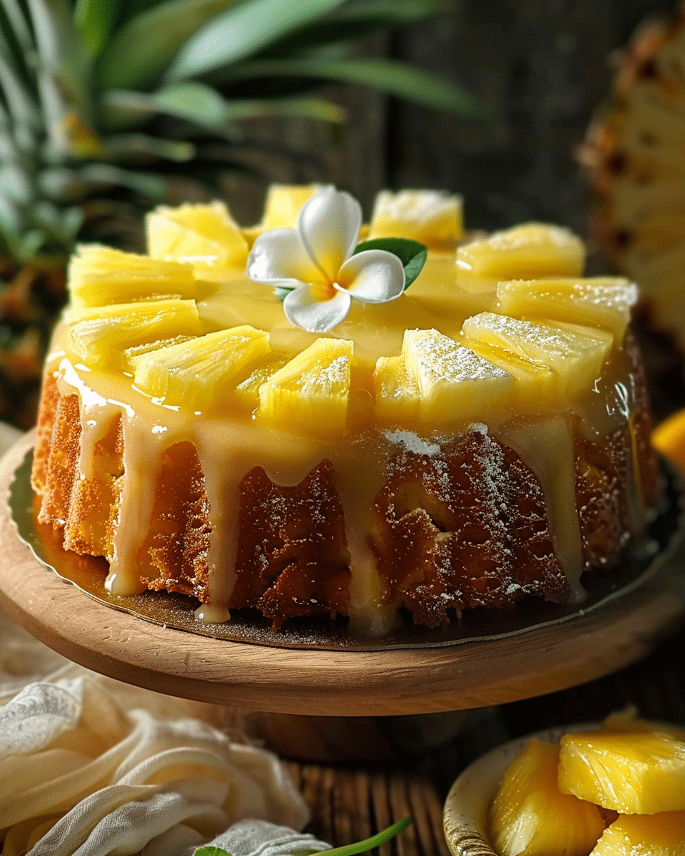 Pineapple Juice Cake Recipe