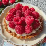 Raspberry Tarts with Cheesecake and Berries