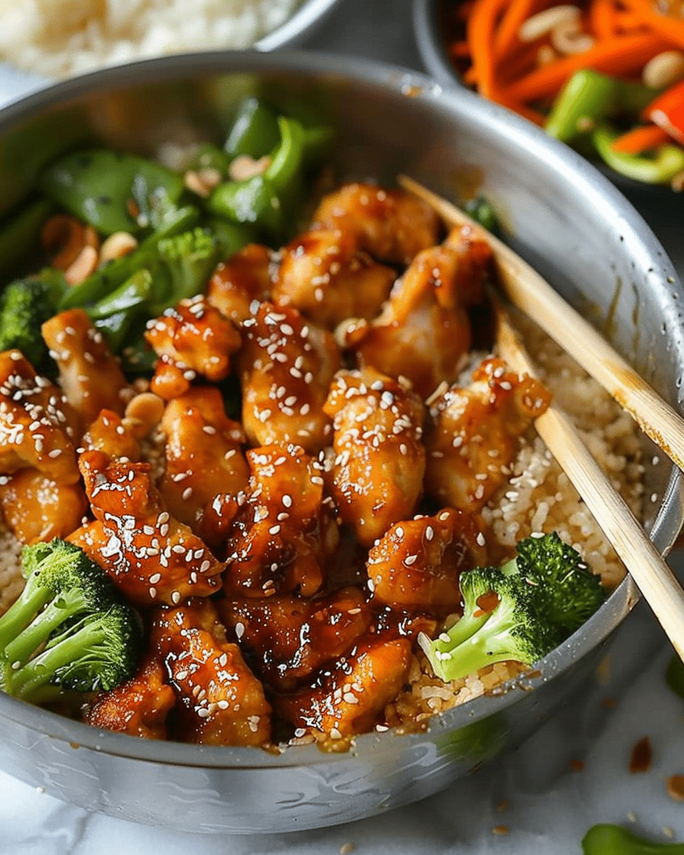 Sesame Chicken Bowls