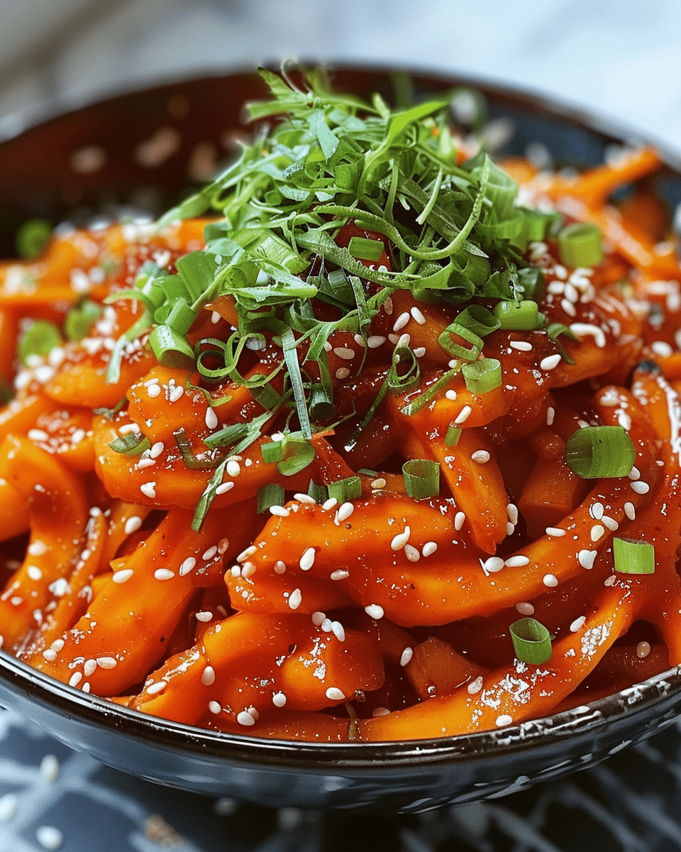 Spicy Korean Carrots – Morkovcha
