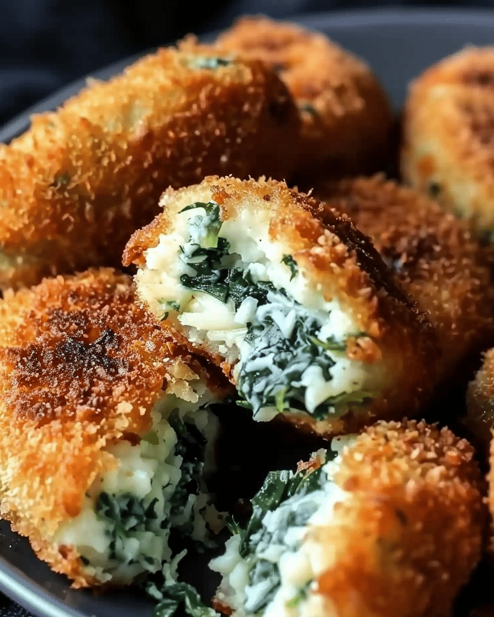 Spinach and Cheese Croquettes
