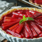 Tart Kissed Rhubarb Glaze